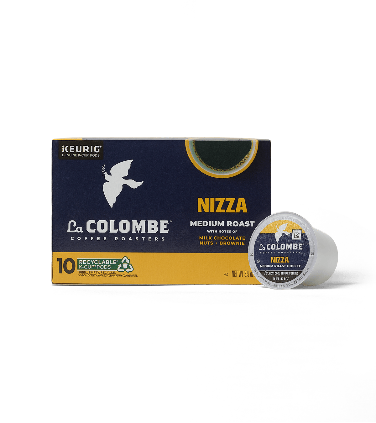 Nizza K-Cup Pods - Medium Roast Coffee Blend - La Colombe