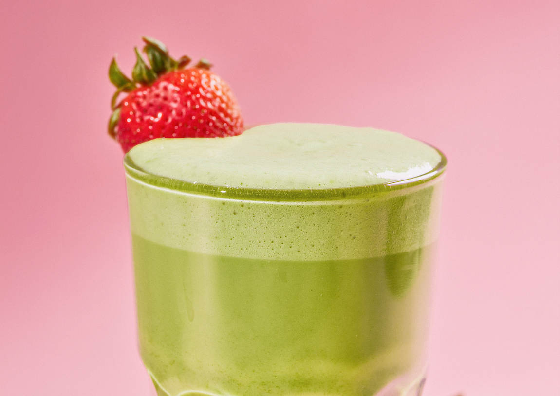 Strawberry Matcha Latte