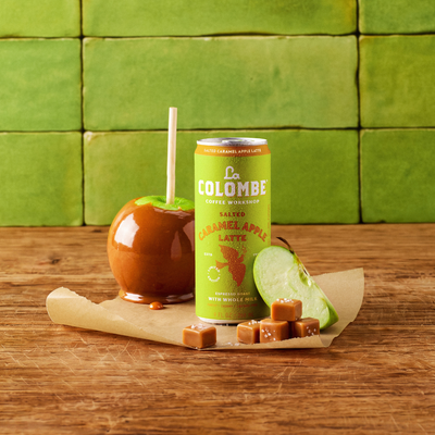 Salted Caramel Apple Draft Latte