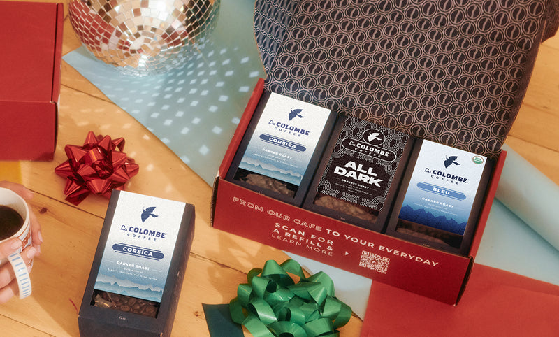 Coffee Gift Box Dark Roast Coffee in Cubes, Cool Gift Set of 12pcs for Her  or Him, Travel & to Go Coffee, Instant Coffee Lover Game Changer. 