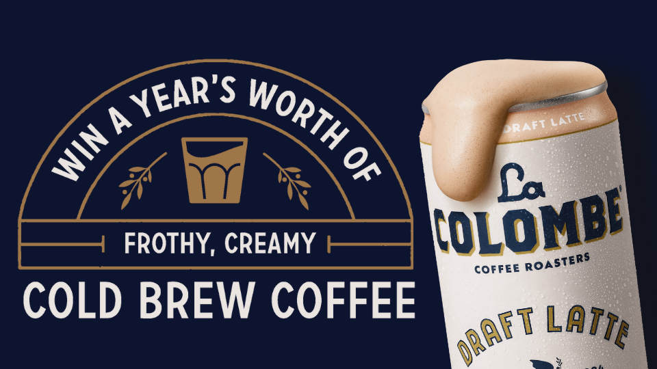 Win a year's worth of frothy, creamy cold brew coffee