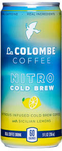 Can of Nitro Cold Brew with Lemon.